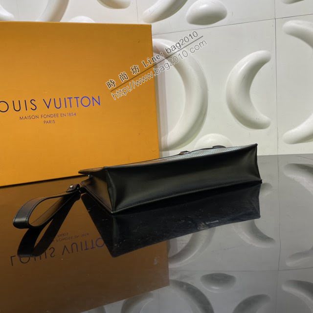 LOUIS VUITTON專櫃新款包包 路易威登Standing手拿包 LV棋盤格牛皮手拿男包  ydh4010